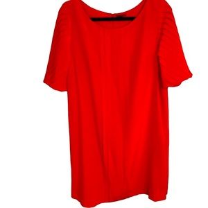 Fendi Red Silk Dress